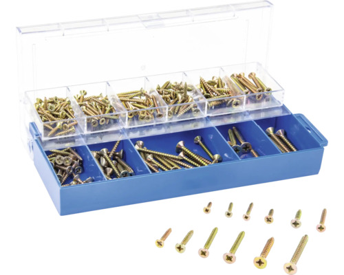 Multifunctioneel schroevenassortiment, 202 stuks