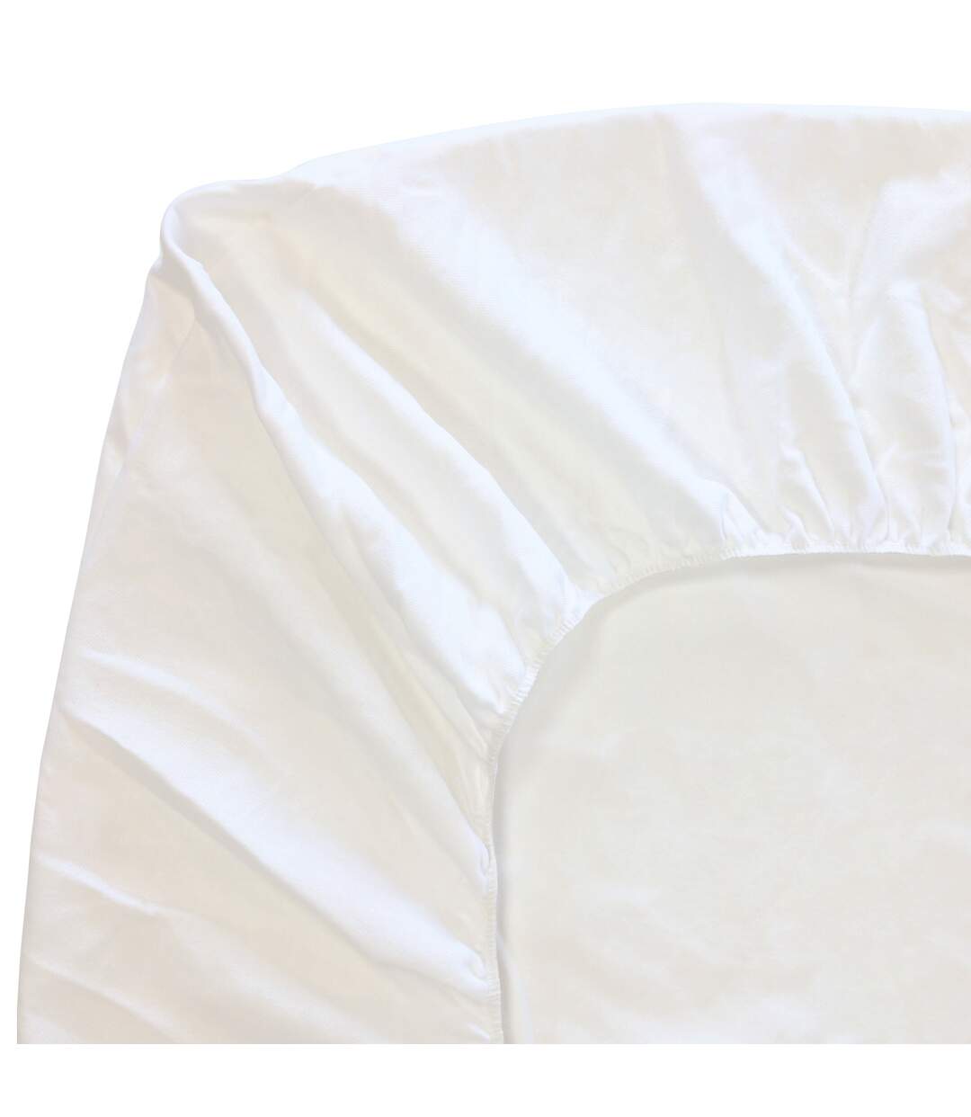 Protège matelas 90x220 cm ACHUA Molleton coton 400g/m2 bonnet 50cm