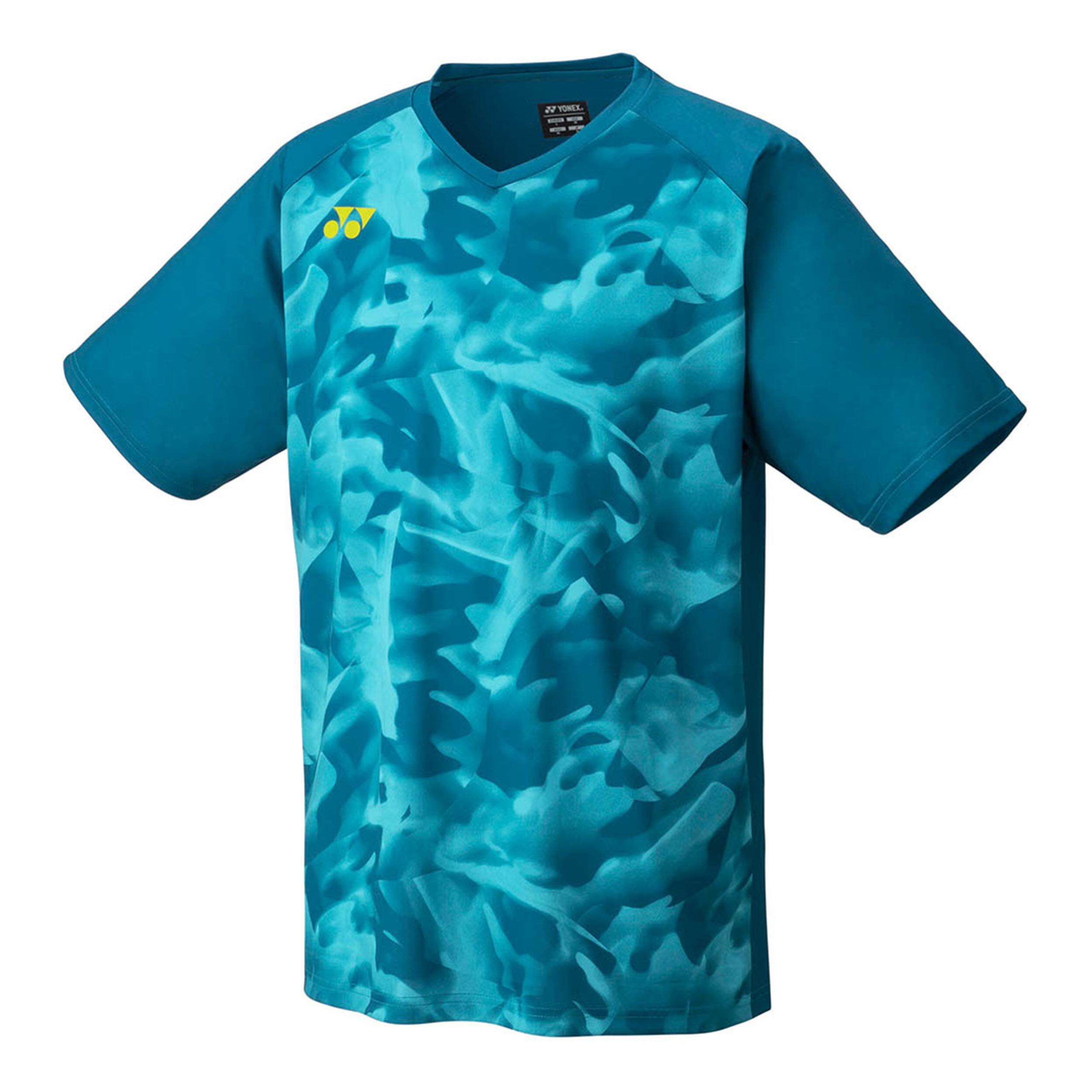 Yonex Crew Neck T-shirt Hommes - Bleu Petrol