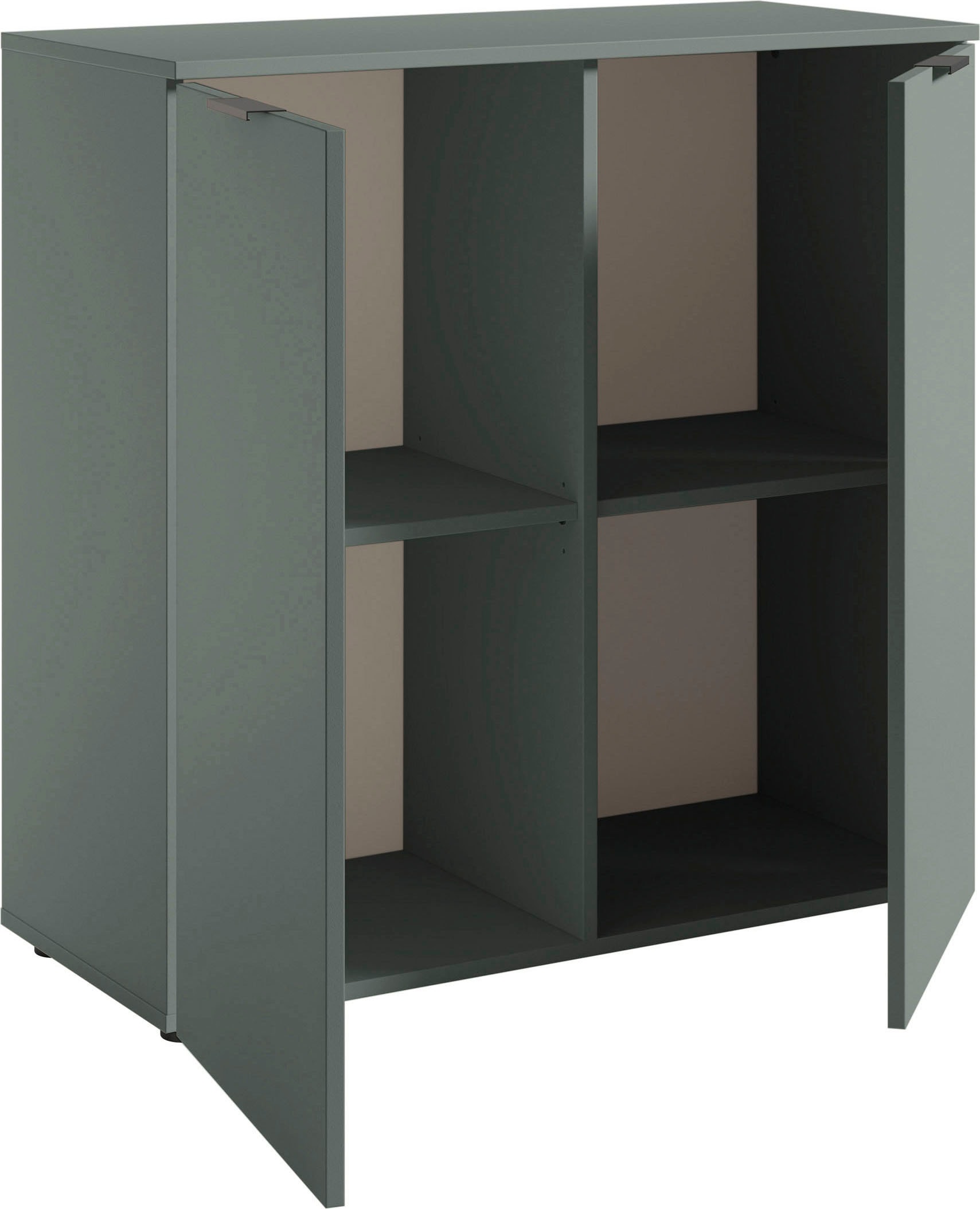 HBZ Sideboard »Linz Kommode, BxHxT 90x90x40cm« 1 Stk. tlg. Breite 90cm,Lip-Griff,Melaminbeschichtung