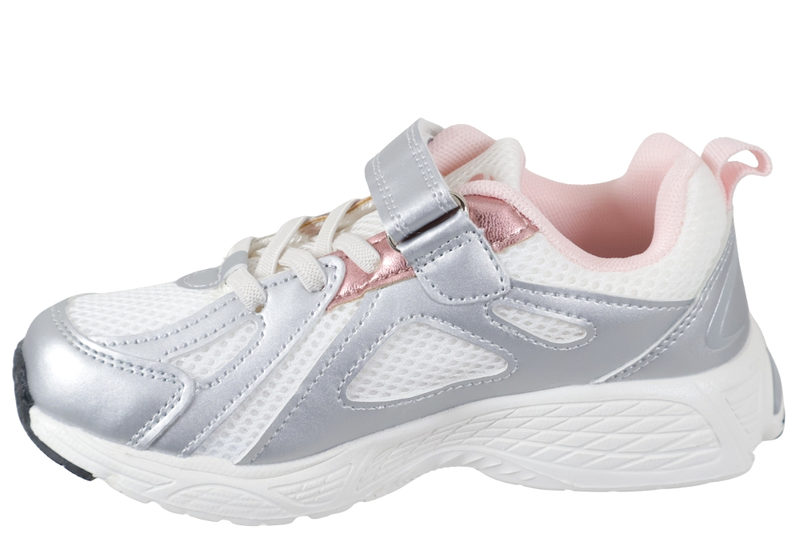 ZIGZAG ELDA KIDS SHOE WHITE SILVER