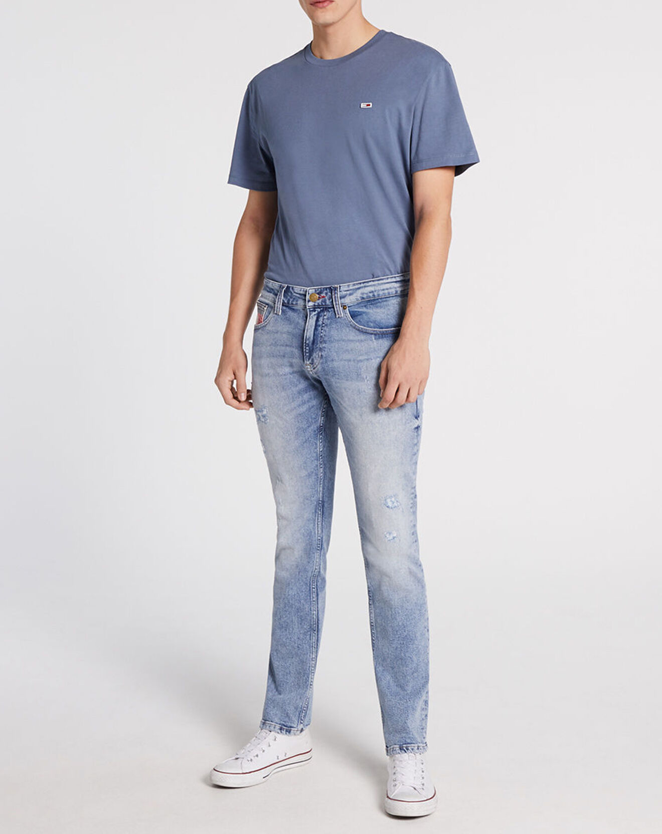 Tommy Jeans Jean Slim fit Scanton bleu clair