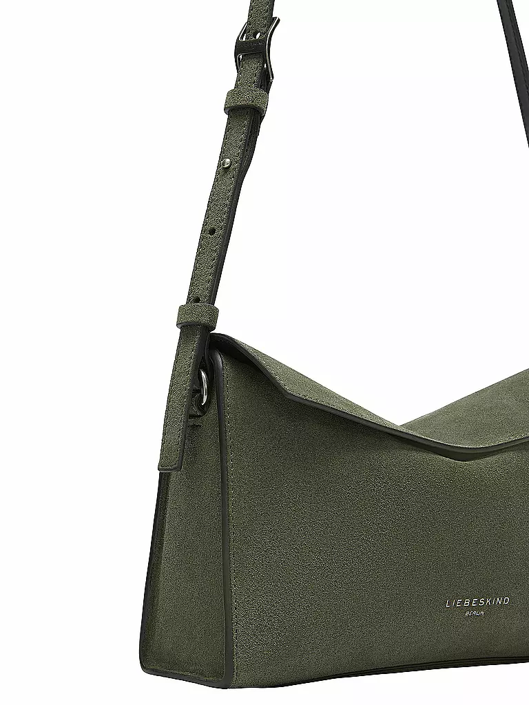LIEBESKIND BERLIN Ledertasche - Umhängetasche LORASmall dunkelgrün