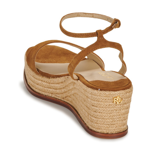 Lauren Ralph Lauren - LEONA-ESPADRILLES-WEDGE Cognac