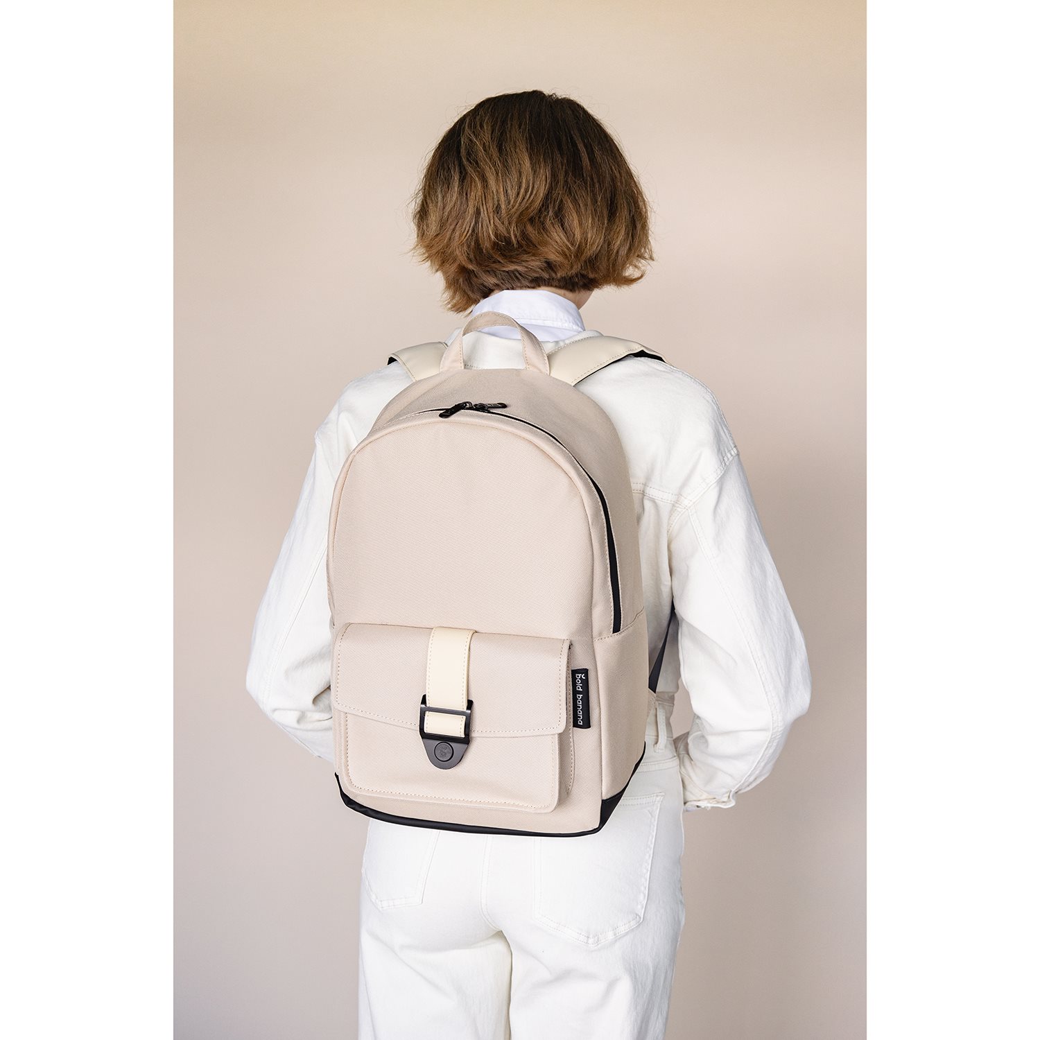Bold Banana Zipp Top Backpack natural nude