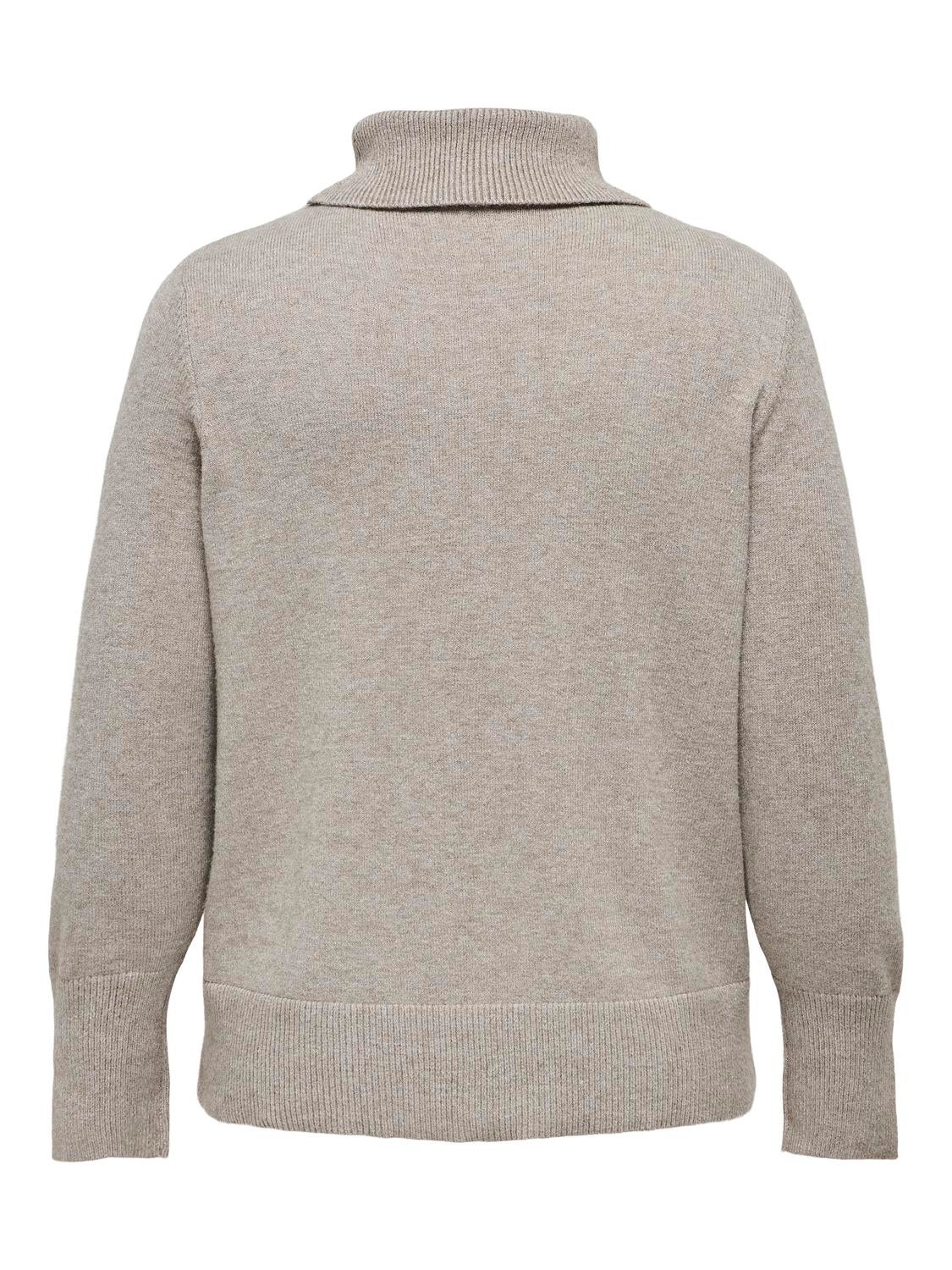 CARFIA Strickpullover Walnut