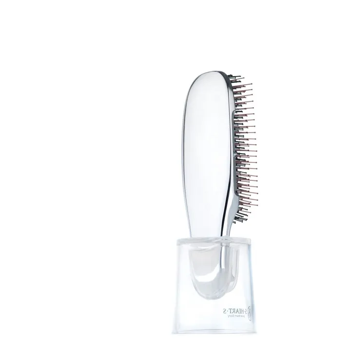 S.Heart.S Brosse pour cheveux épais Scalp + Mini | Argenté