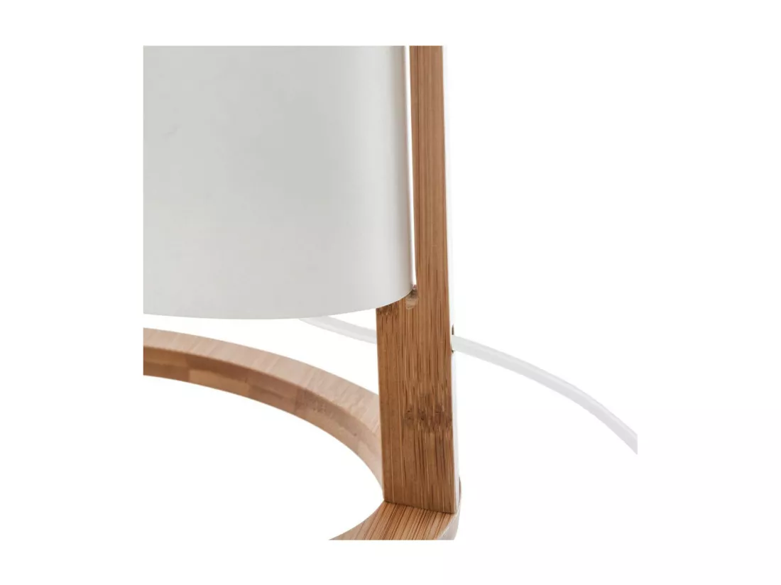 Lampe à poser en Bambou H 26 cm