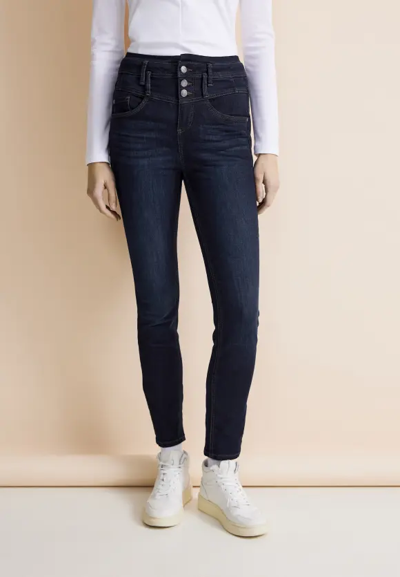Slim Fit Jeans - dark blue soft wash