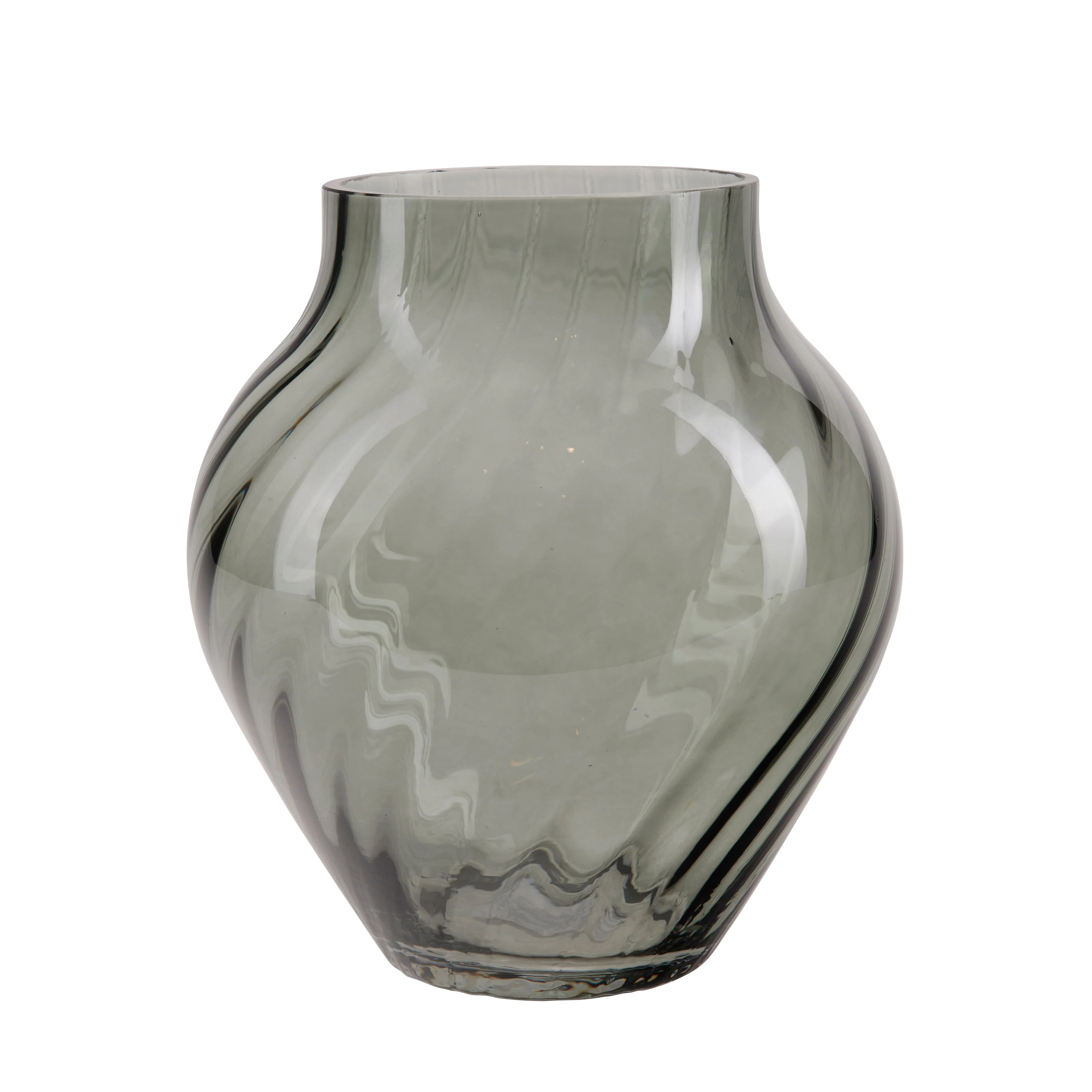 Bahne Interior  Round shape glasvase - grøn