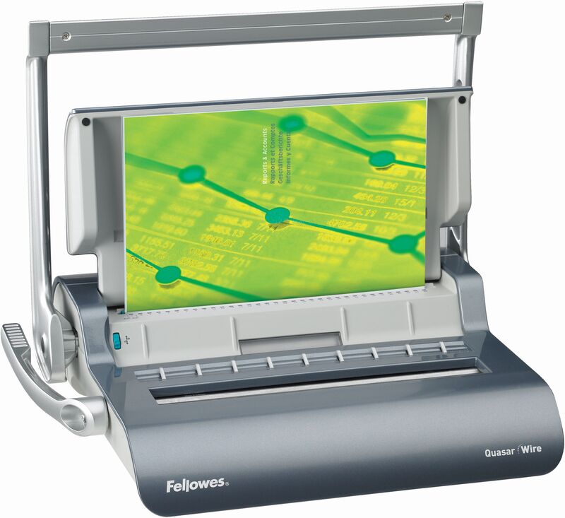 Fellowes Drahtbindegerät Quasar Wire, grau