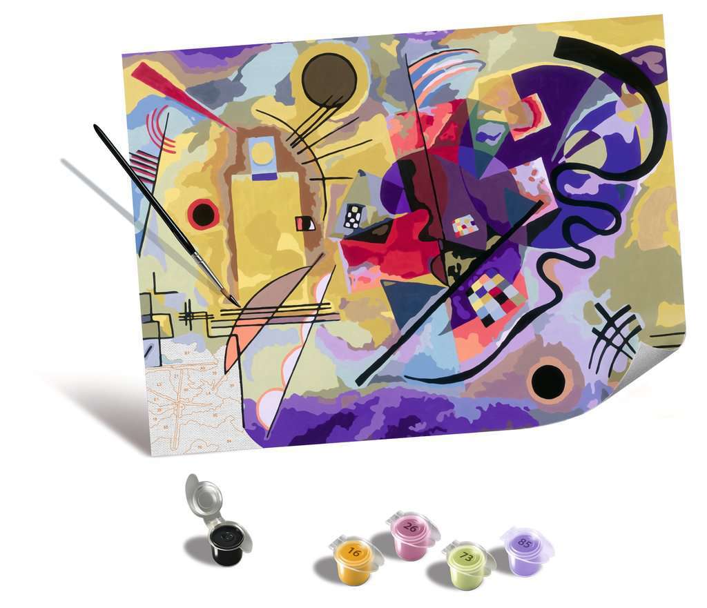 Ravensburger Spiel Leinwand ART Collection: Gelb, Rot, Blau (Kandinsky)
