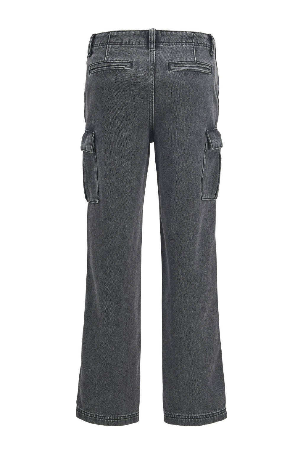 JACK & JONES JUNIOR relaxed cargo jeans black denim