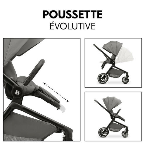 Poussette DUO Move N Care - Gris Foncé - HAUCK