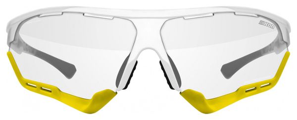 Scicon Sports Aerocomfort SCN XT XL Lunettes De Soleil De Performance Sportive (Miroir Argenté Scnxt Photocromique/Luminosité Blanche)