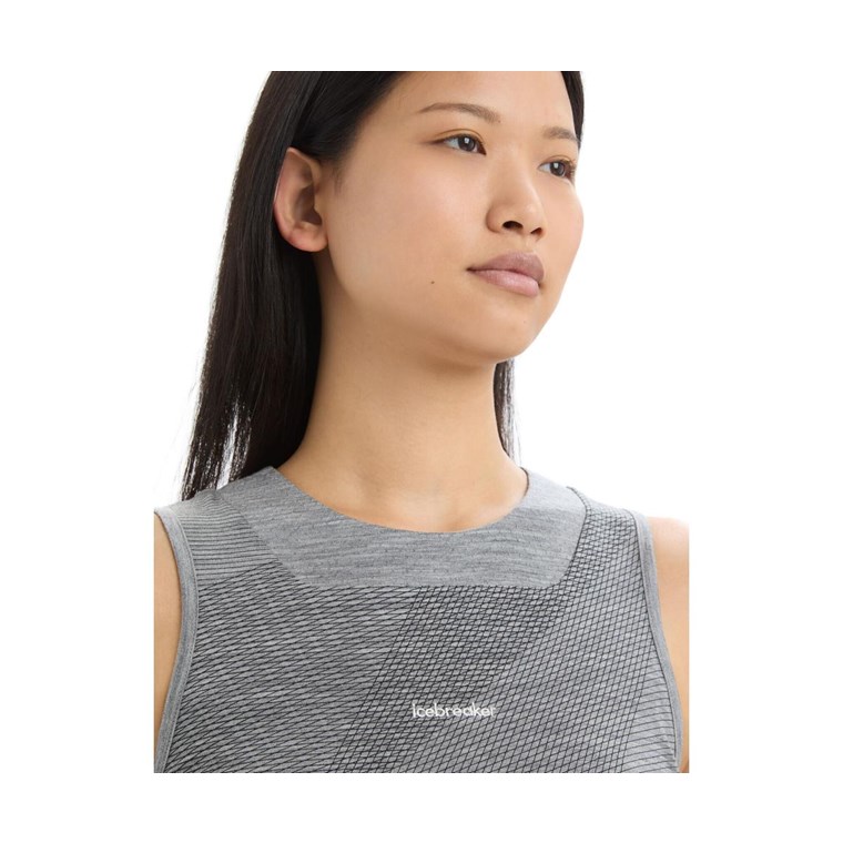 Icebreaker ZoneKnit Cropped Bra-Tank Women