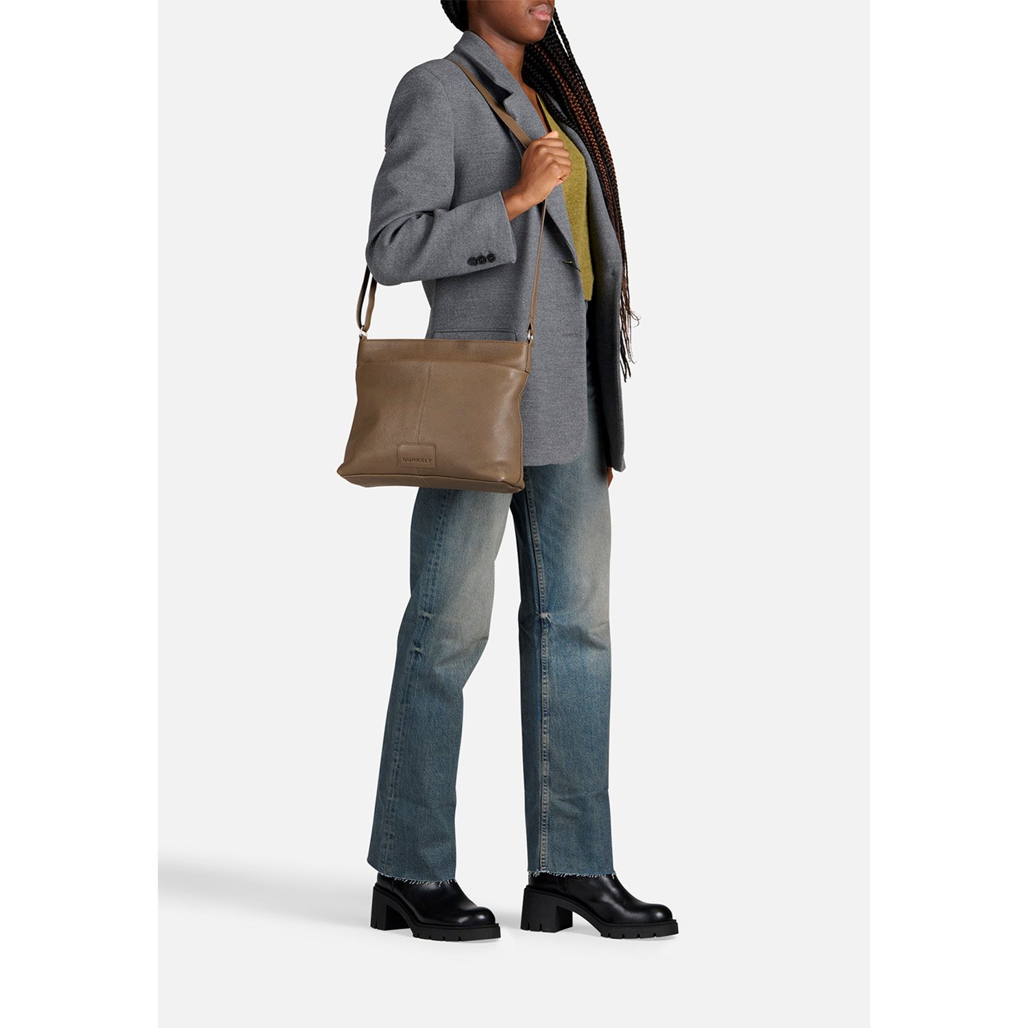 Burkely Soft Skylar Crossbody Bag taupe