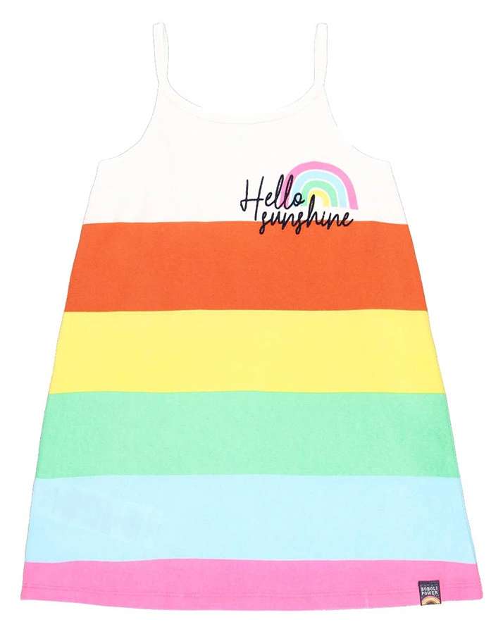 Träger-Kleid RAINBOW in bunt