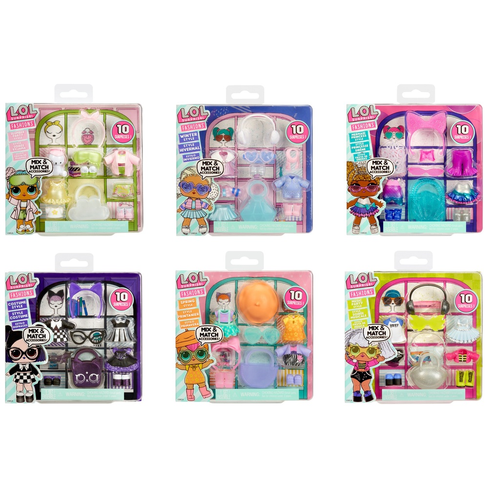 LOL Surprise! Fashions Pack Sortiment mit 10 Überraschungen