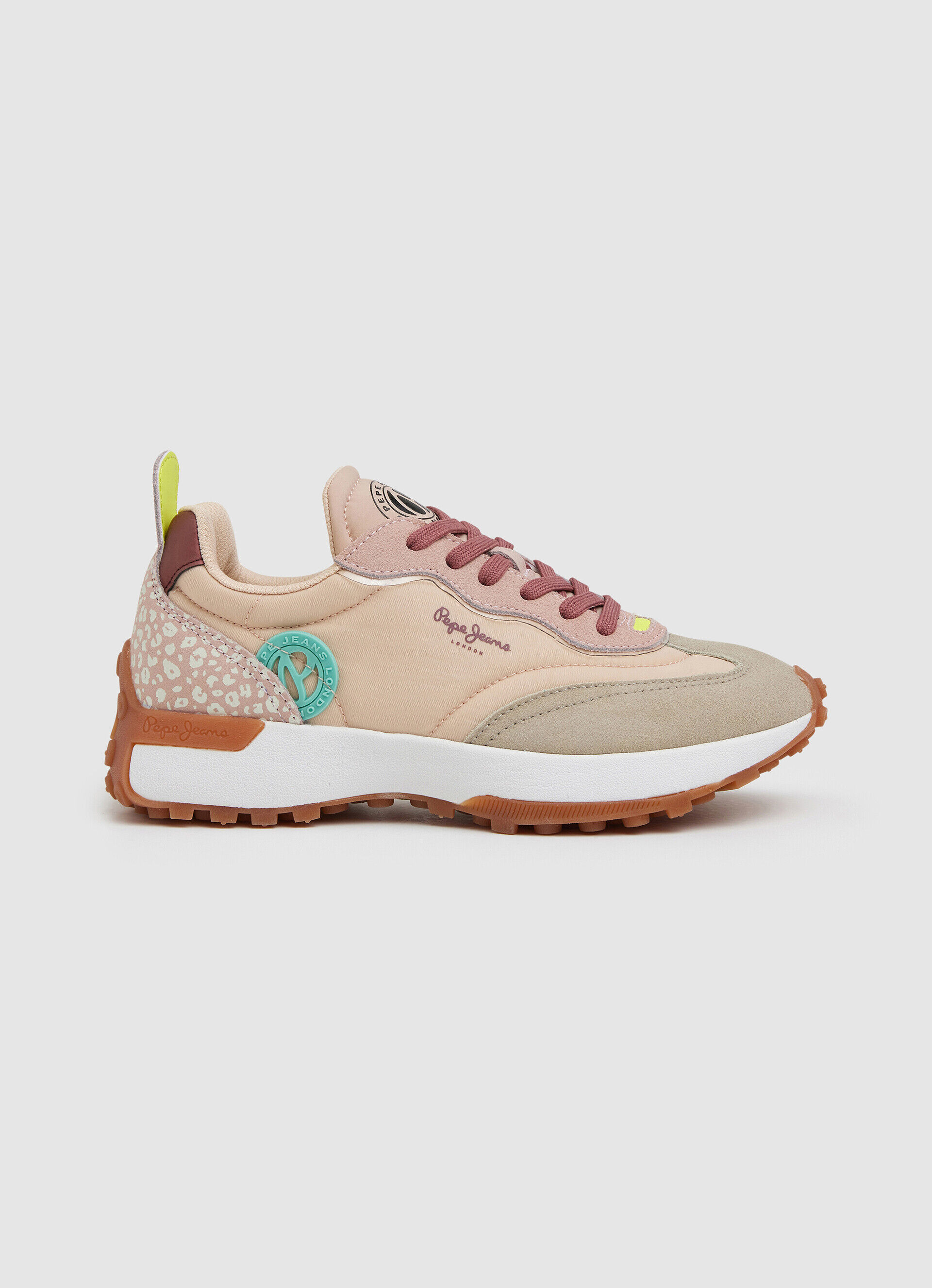 Tênis Lucky Leo combinados - rosa claro