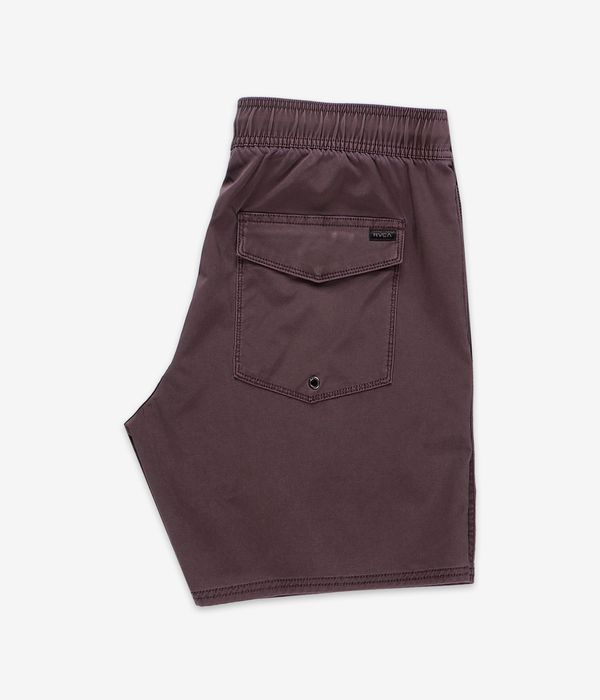 RVCA VA Pigment Elastic Shorts (new plum)