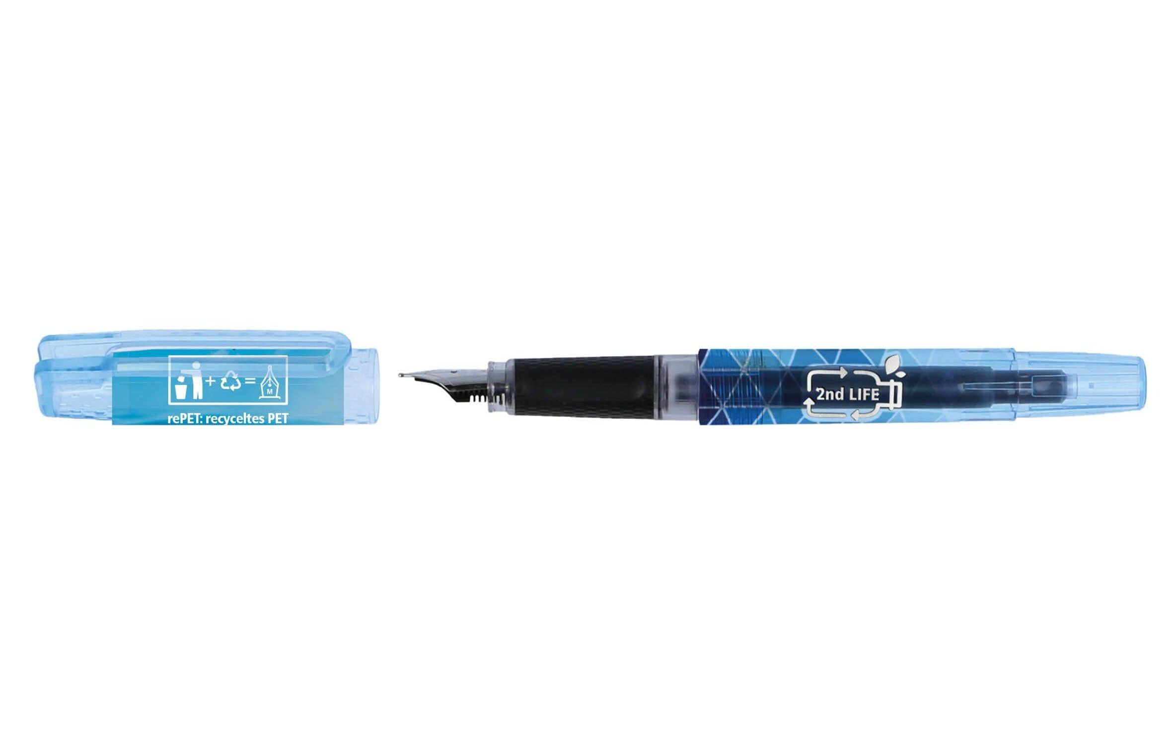 Füllfederhalter 2nd Life Medium (M), BlauFüllhalter aus recyceltem Material