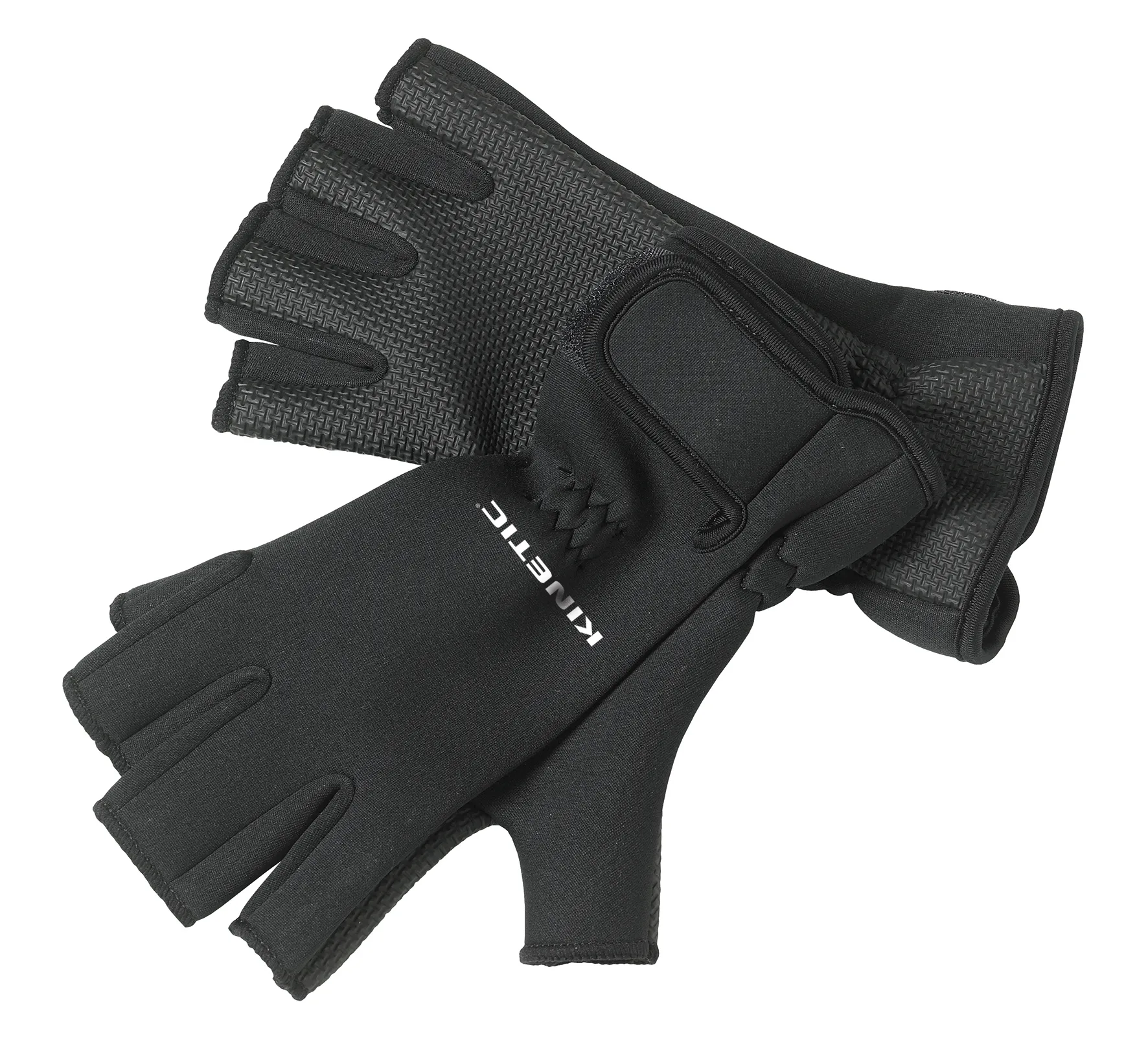 Kinetic Kinetic Neoprene Half-Finger Glove Black