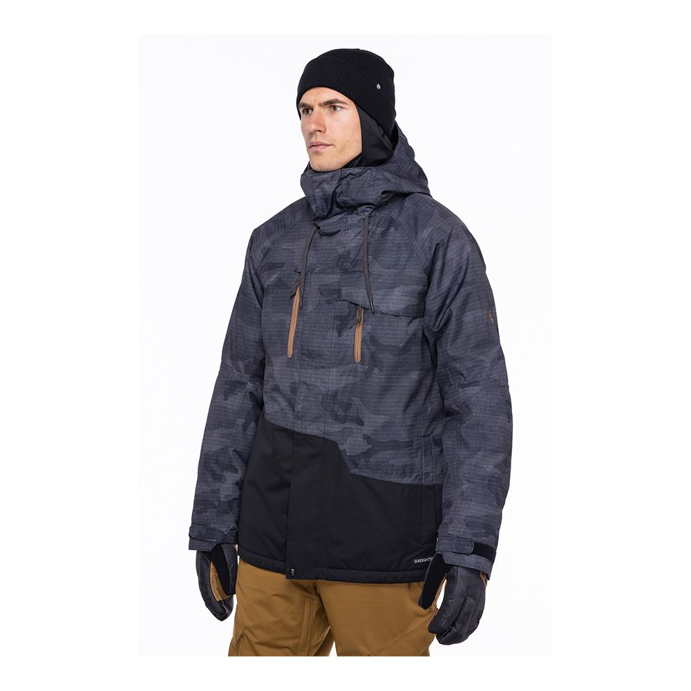 686 GEO - Veste ski Homme black camo clrblk