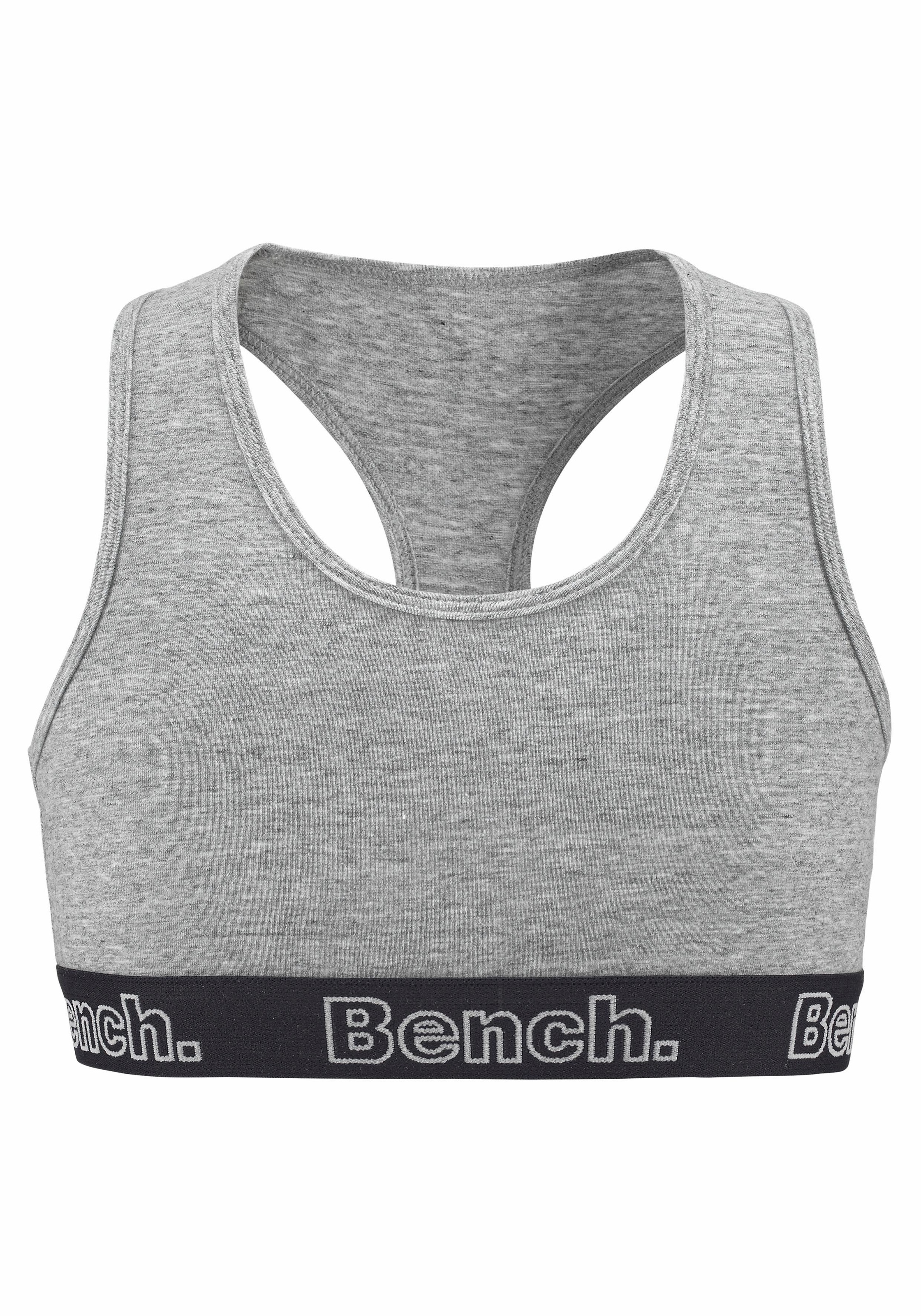 Bench. Bustier Packung, 3 Stk. in sportlicher Optik mit Ringerrücken