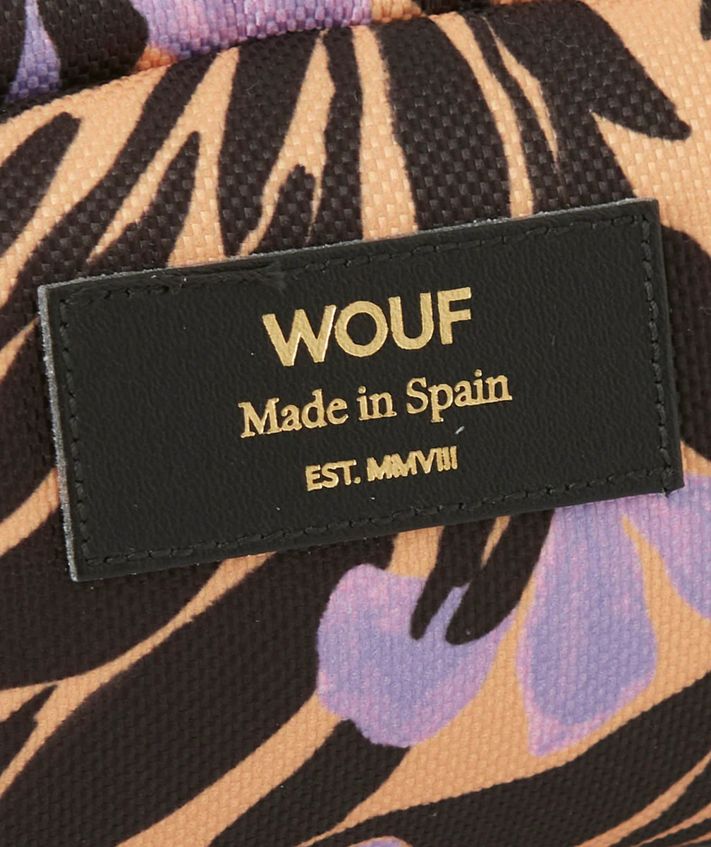 WOUFTROUSSE IMPRIMÉE FEUILLAGES 19 x 9 x 7,5 CM