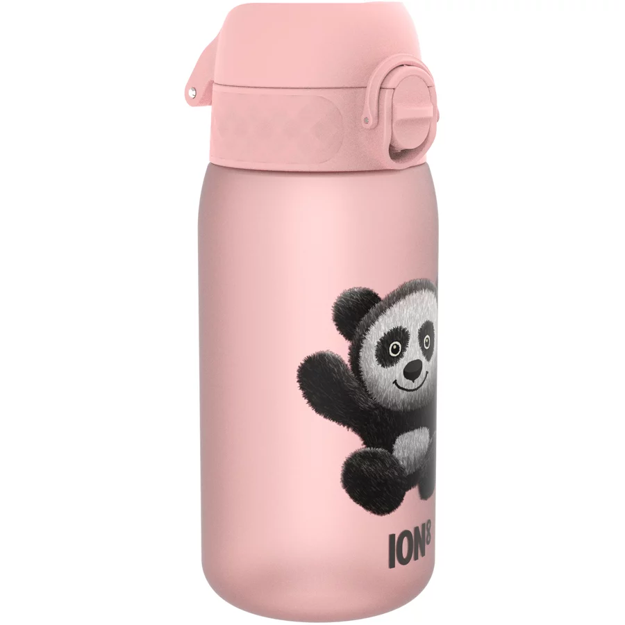 ion8 Kindertrinkflasche auslaufsicher 350 m Panda  rose