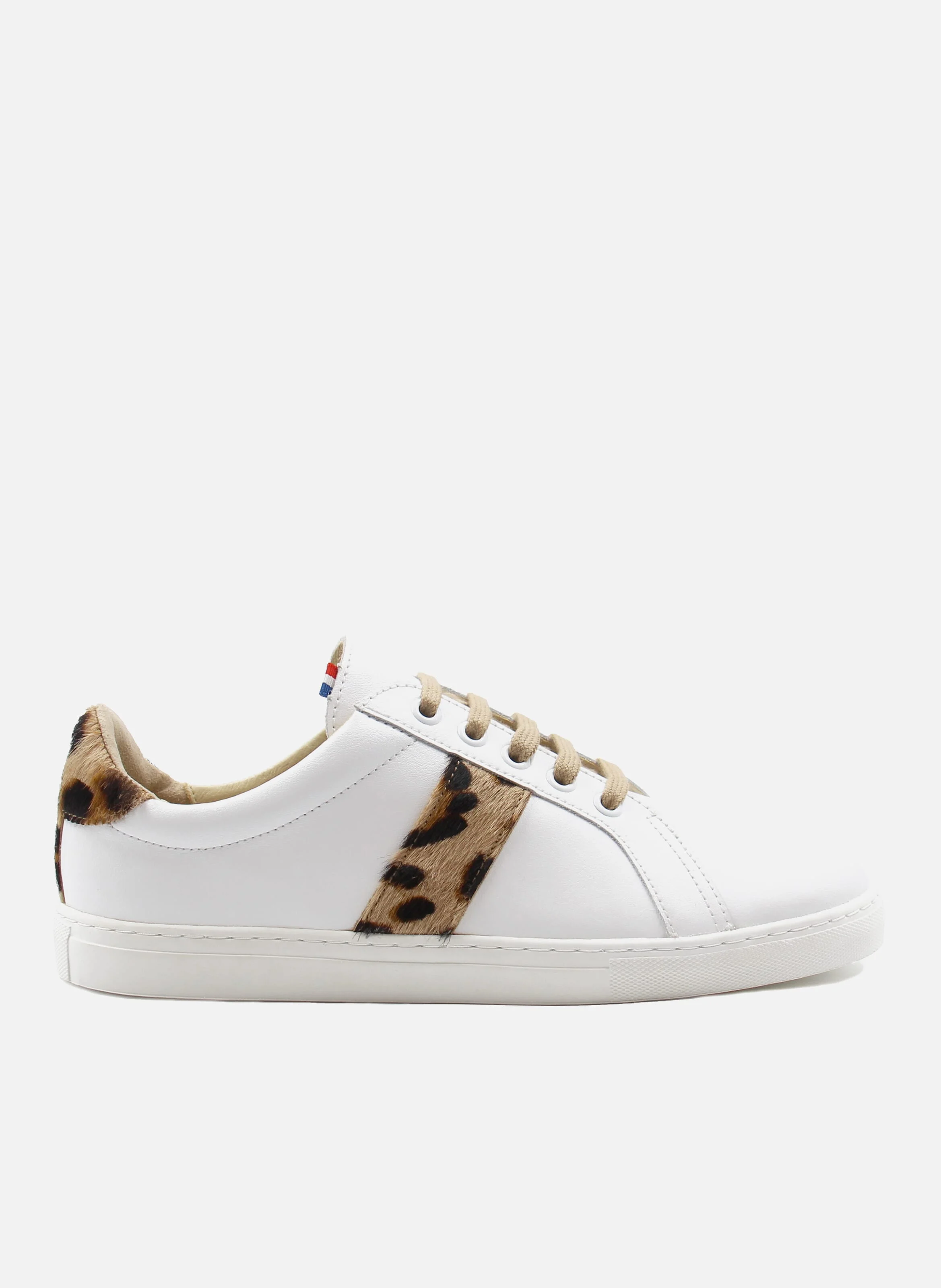 Baskets mif cuir | Blanc