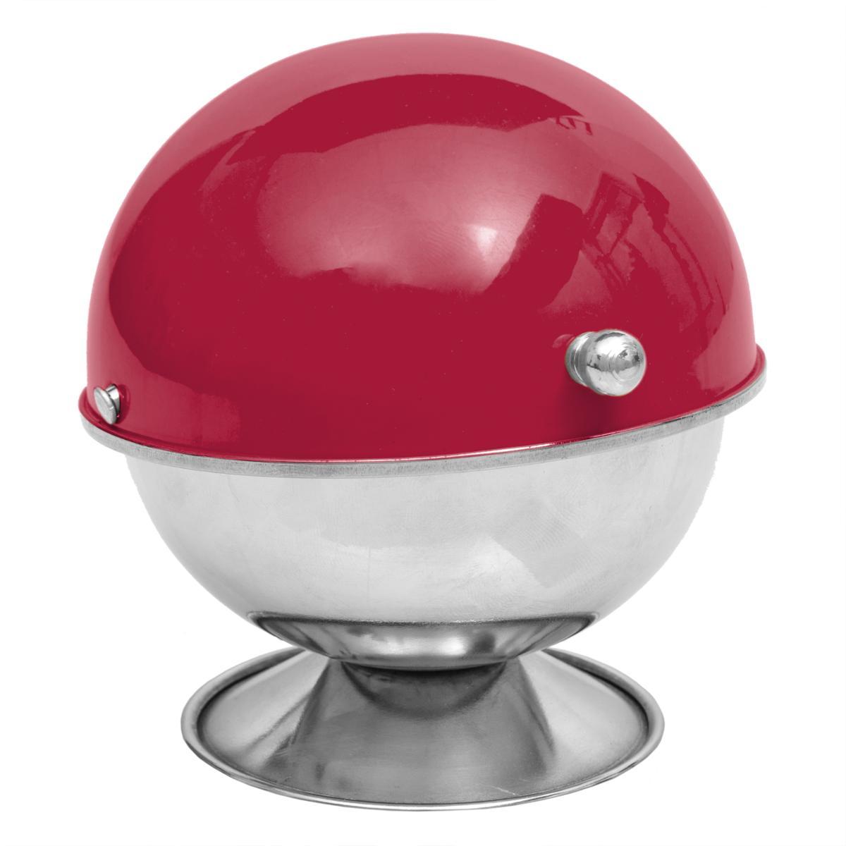 SUCRIER INOX ROUGE RETROCOLORS H.11CM