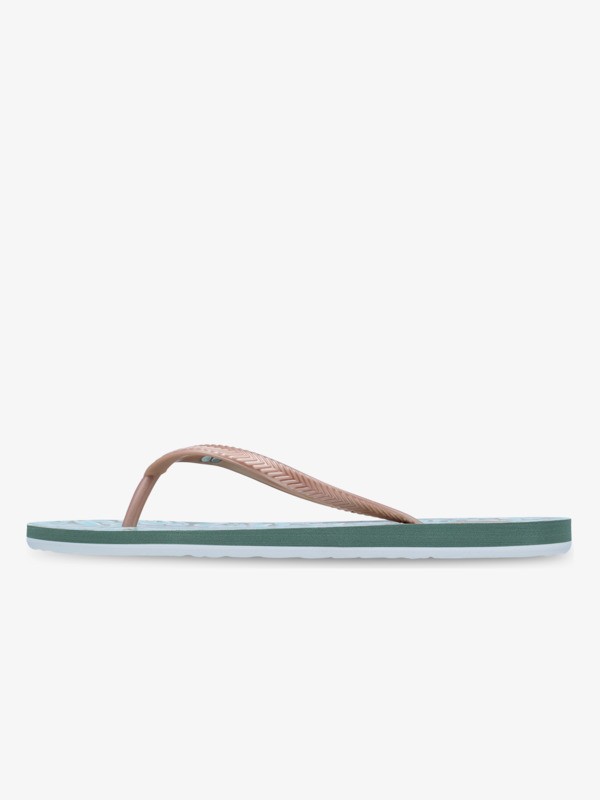 Mauricia Tongs Vert Femme