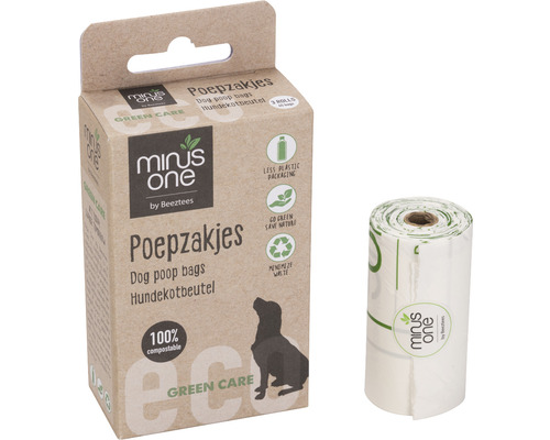 Poepzakjes beeztees Minus one 3 x 15 st.