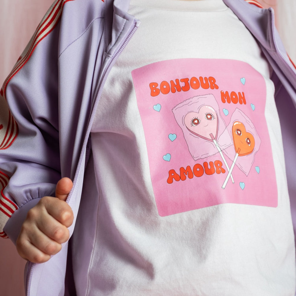 Køb That's Mine Bonjour Mon Amour Vilde Oversized T-Shirt