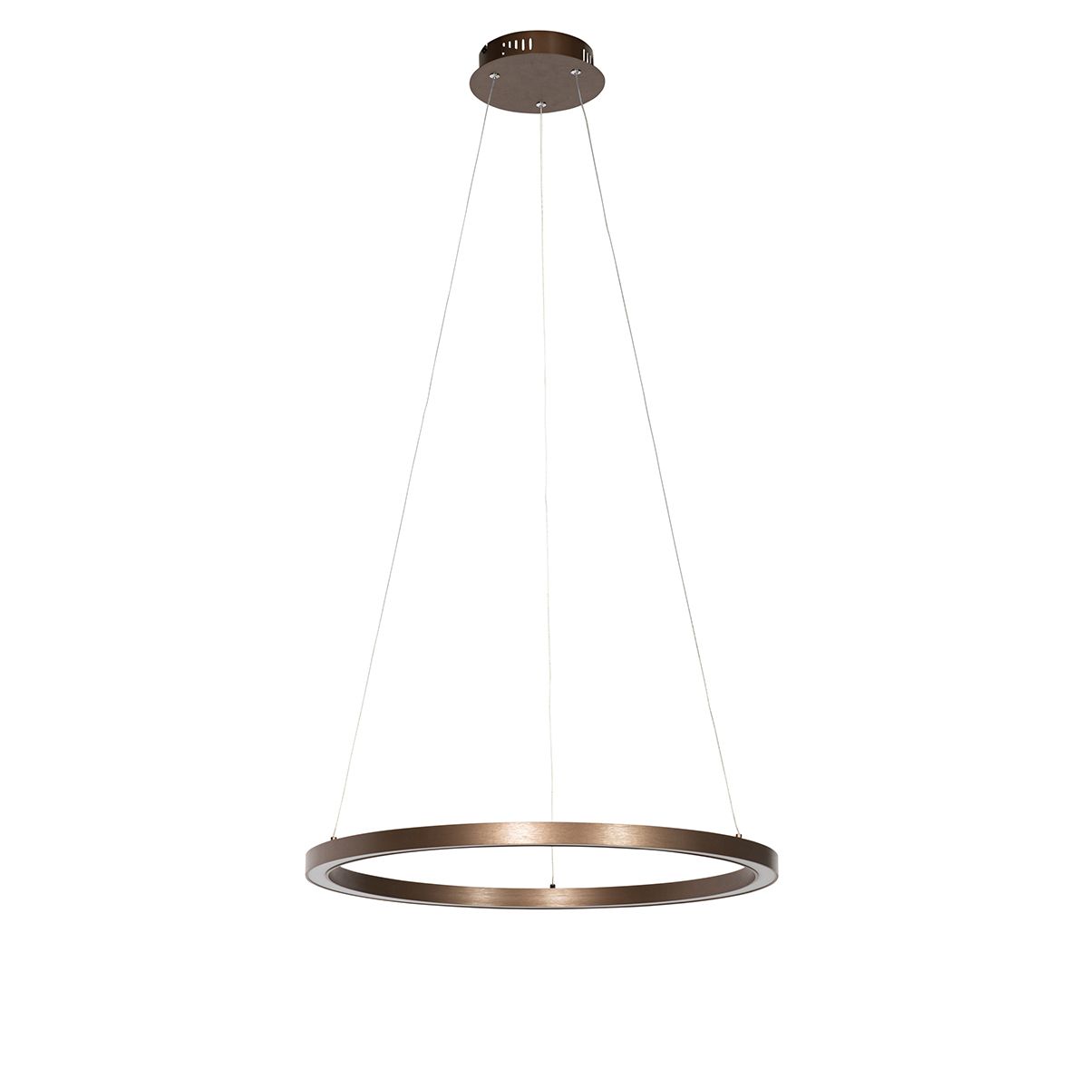 Hanglamp brons 60 cm incl. LED 3-staps dimbaar - Girello