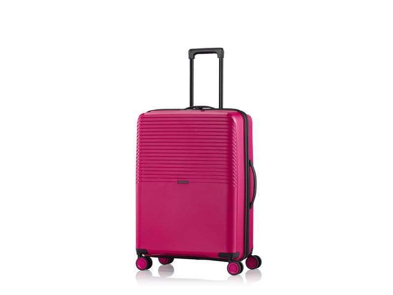 PACK EASY Reisekoffer Jet Cabin M, Pink Trolley
