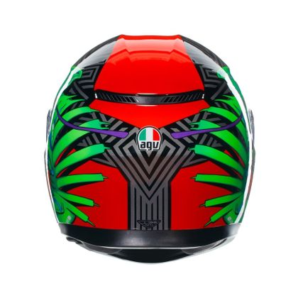 Casque AGV K3 - KAMALEON - Noir / Vert