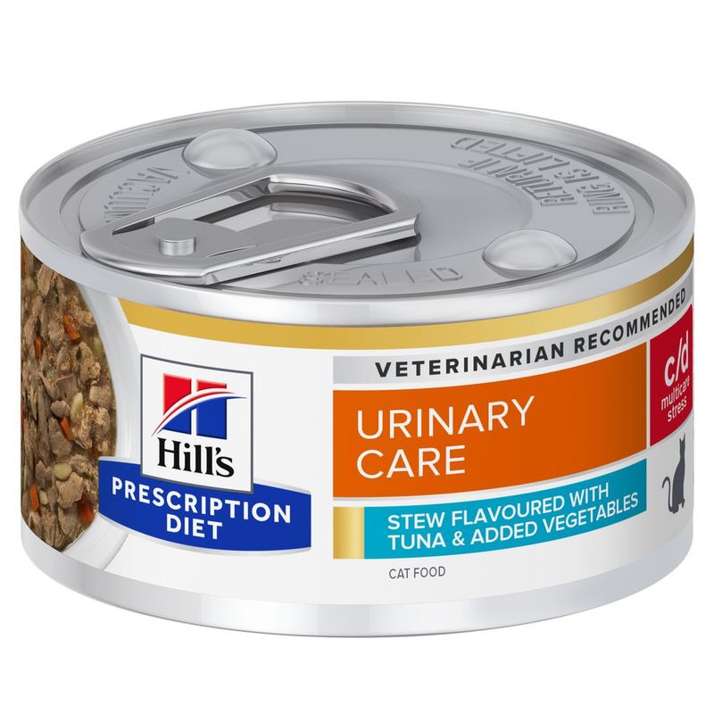 Hill's Prescription Diet c/d Multicare Stress Mijoté thon, légumes