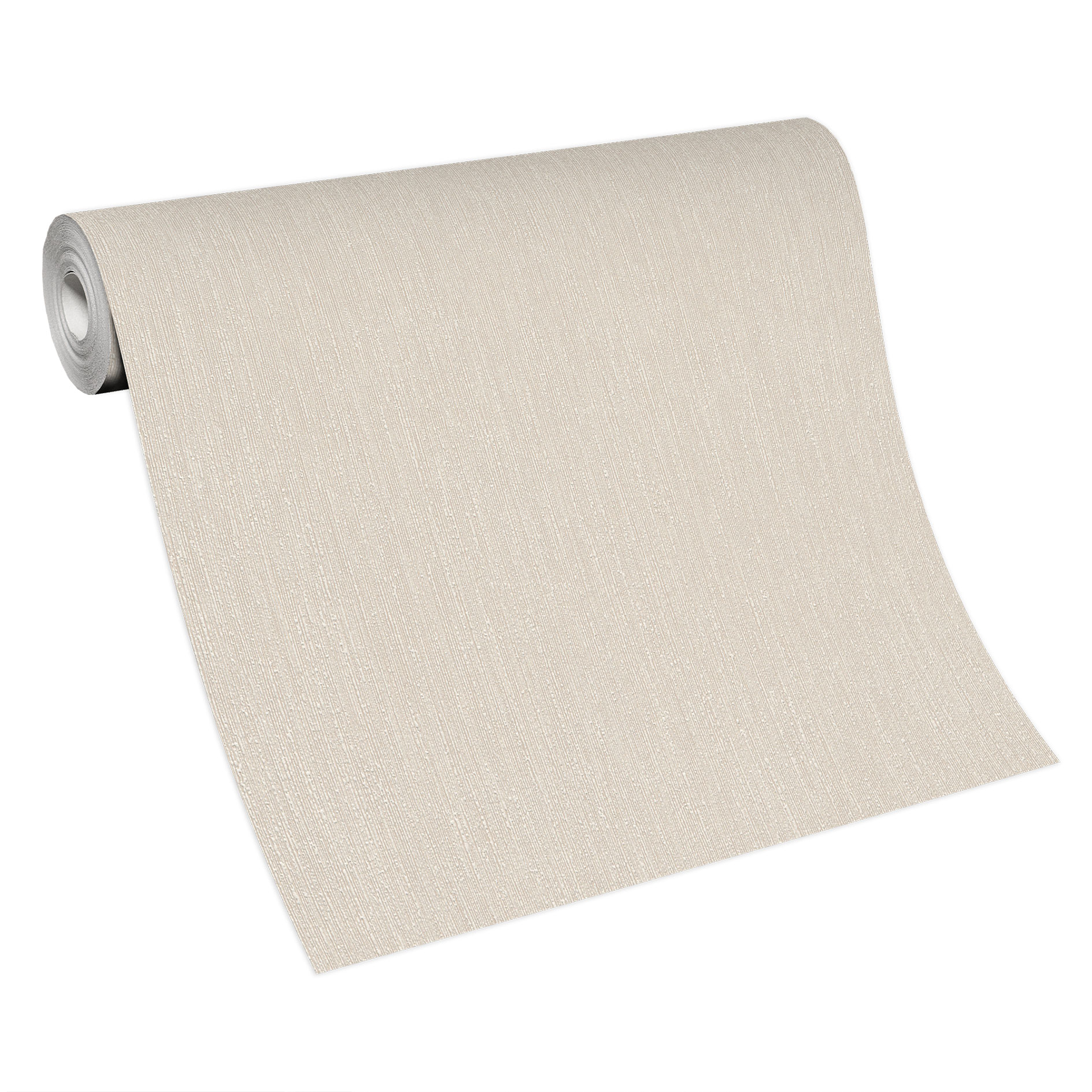 Vliestapete - beige - uni - 10 Meter