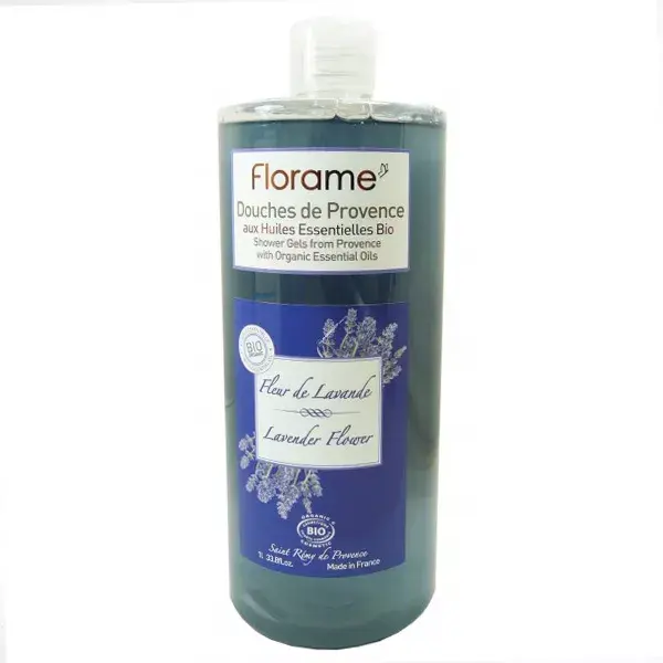 Gel de Banho Florame com Lavanda Orgânica da Provença 1L