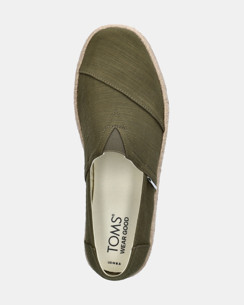 Toms Alp Rope 2.0 Espadrilles  - groen