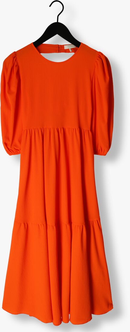 NOTES DU NORD koraal notes du nord midi jurk carrie dress