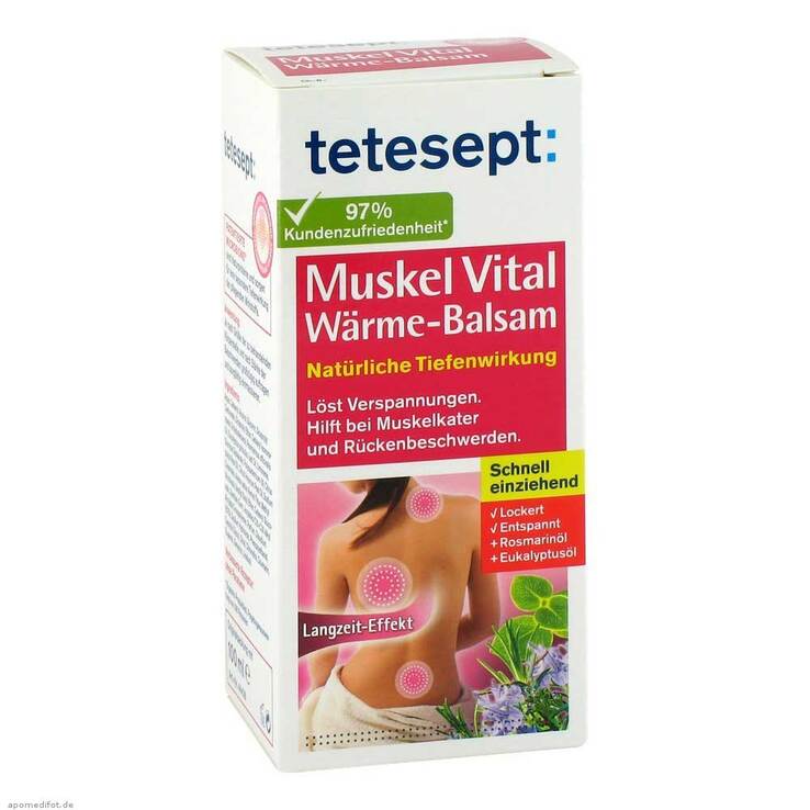 Tetesept Muskel Vital Wärme Balsam, 100 g