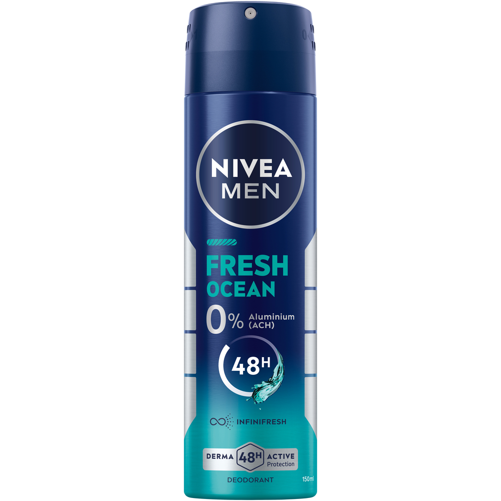 Nivea MEN Deo Fresh Ocean<br>150 ml, Aerosol Spray, Spray, (n)