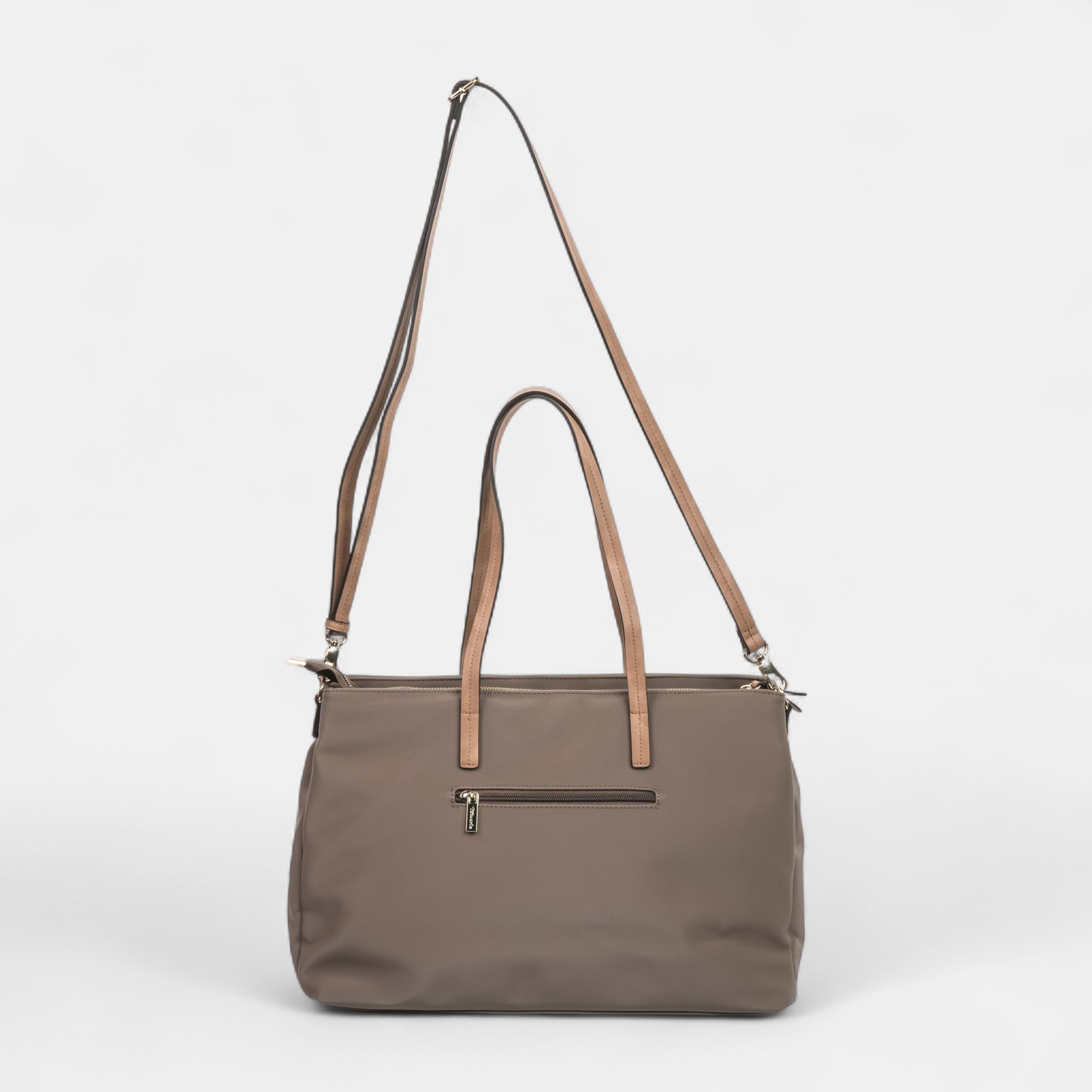 Sac de shopping taupe