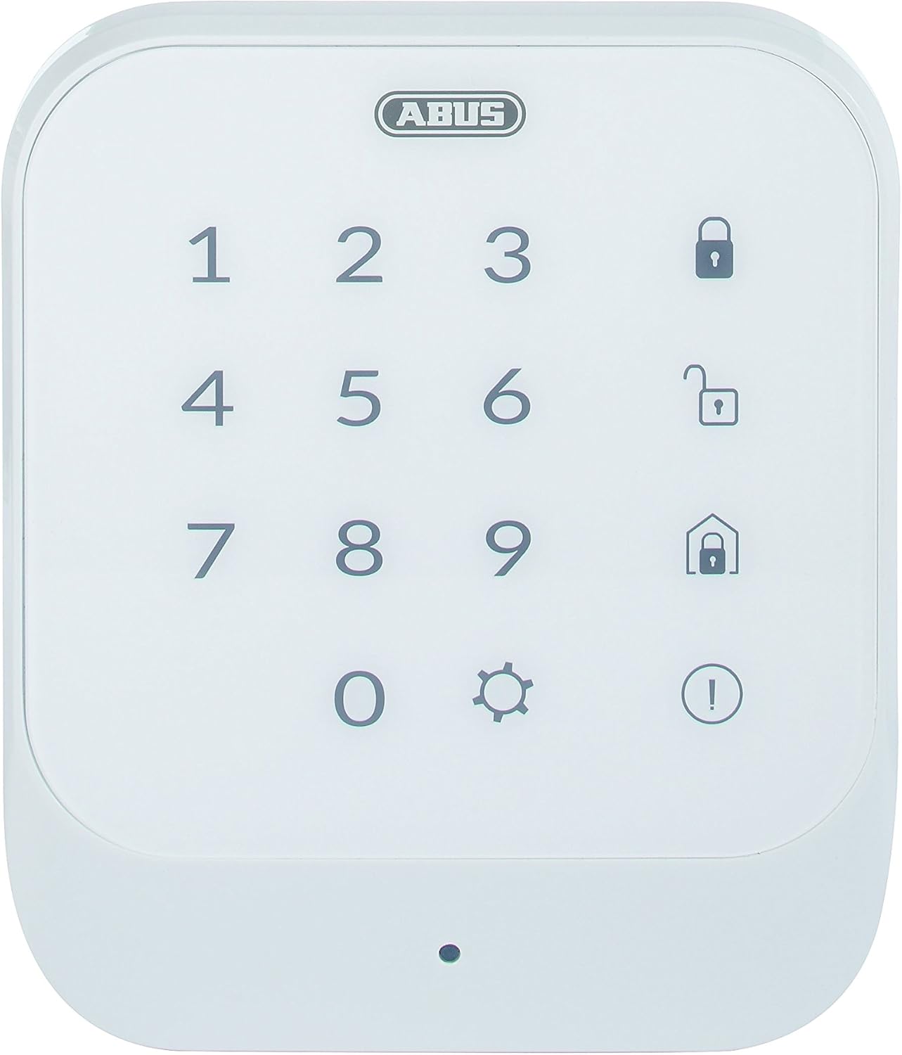 ABUS Funk-Tastatur Smartvest zur De- und Aktivierung der Funk-Alarmanlage | Code oder RFID Chip | weiß & Öffnungsmelder Smartvest für Funk-Alarmanlage | verwendbar an Türen und Fenster | weiß