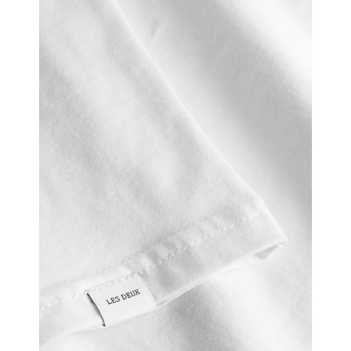 Les Deux Nørregaard Tonal T-shirt, White, M