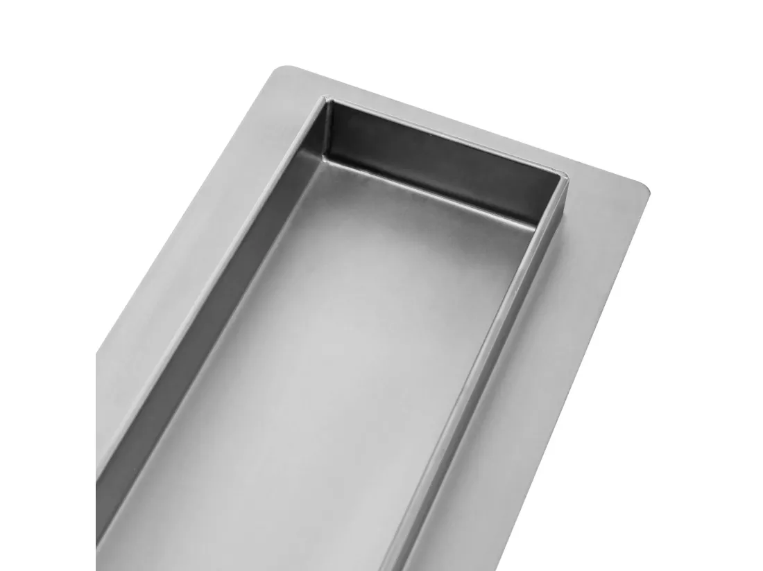 Drain linéaire en acier inoxydable Rea Pure Neo Pro 900 Brush Steel